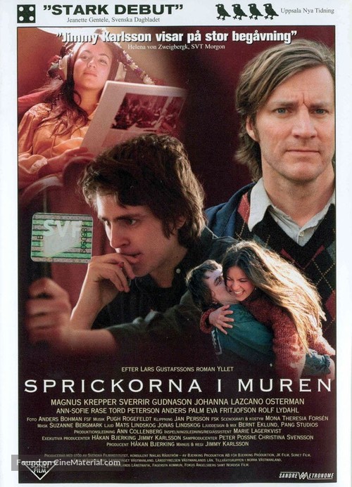 Sprickorna i muren - Swedish DVD movie cover