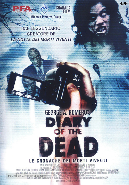 Diary of the Dead - Italian DVD movie cover