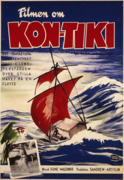 Kon-Tiki - Swedish Movie Poster