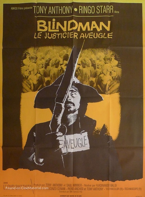 Blindman - French Movie Poster