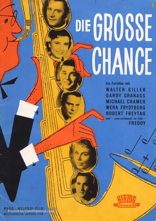 Die grosse Chance - German poster