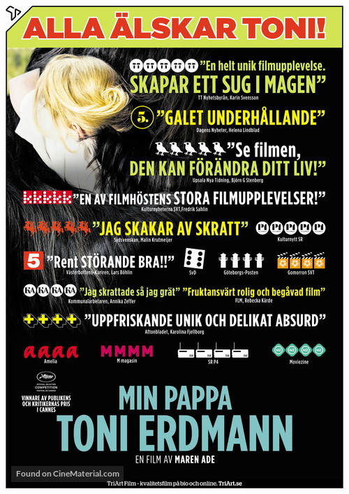 Toni Erdmann - Swedish Movie Poster