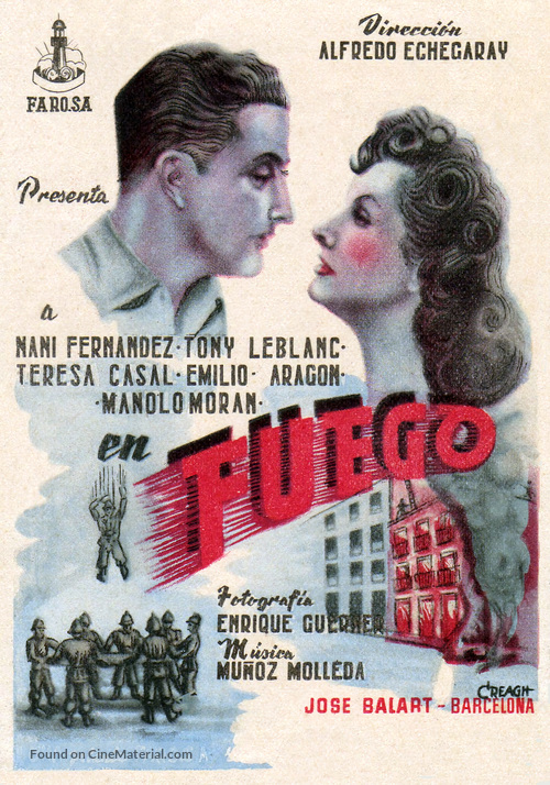 &iexcl;Fuego! - Spanish Movie Poster