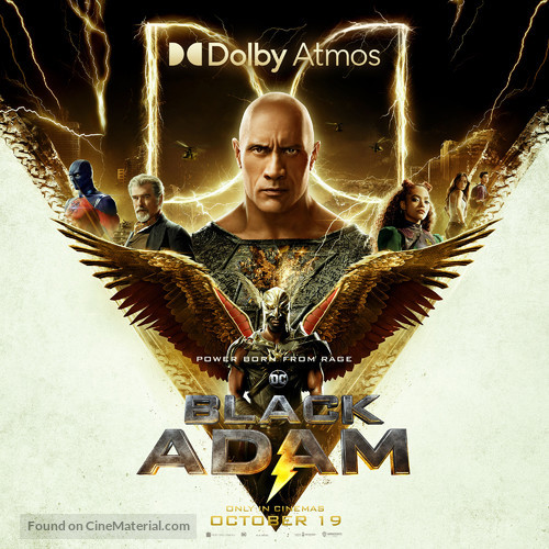 Black Adam - Malaysian Movie Poster