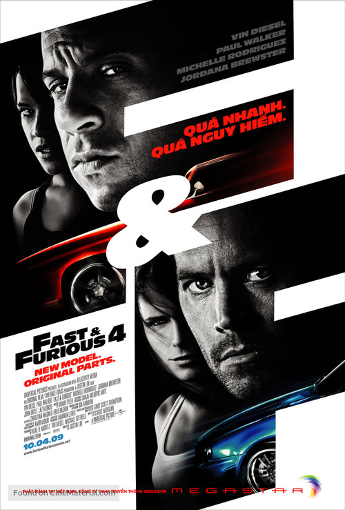 Fast &amp; Furious - Vietnamese Movie Poster