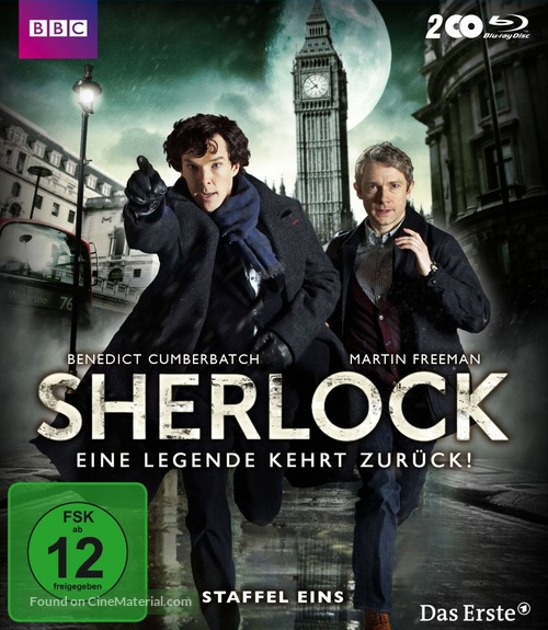 &quot;Sherlock&quot; - German Blu-Ray movie cover