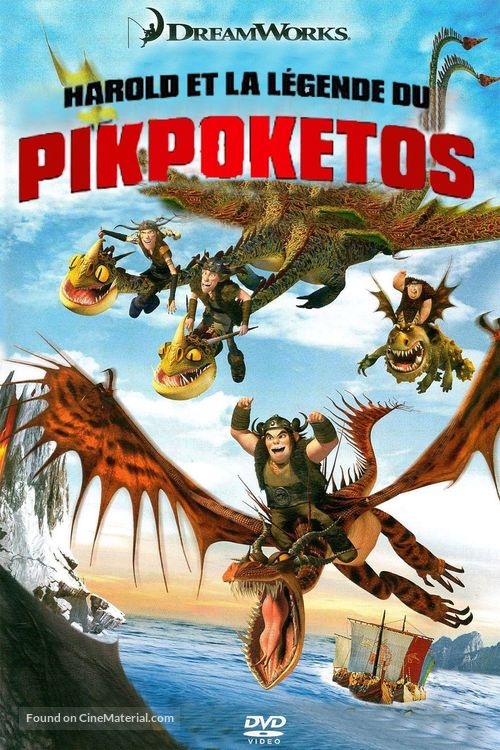 Legend of the Boneknapper Dragon - French DVD movie cover