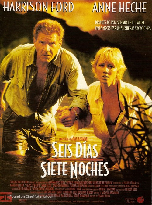 Six Days Seven Nights - Spanish Movie Poster
