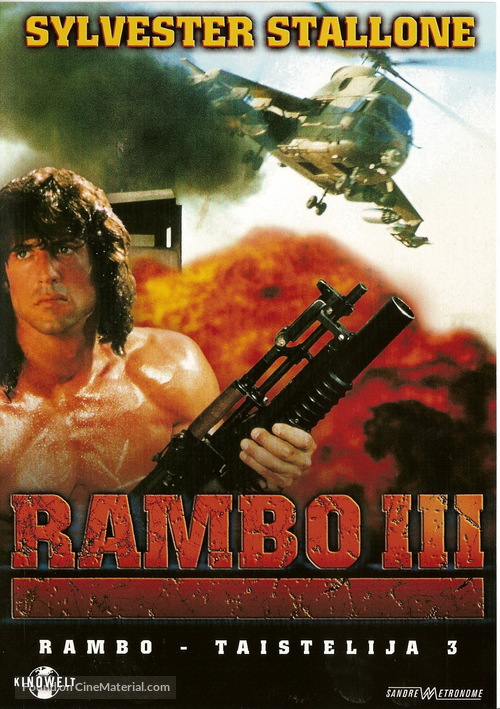 Rambo III - Finnish Movie Cover