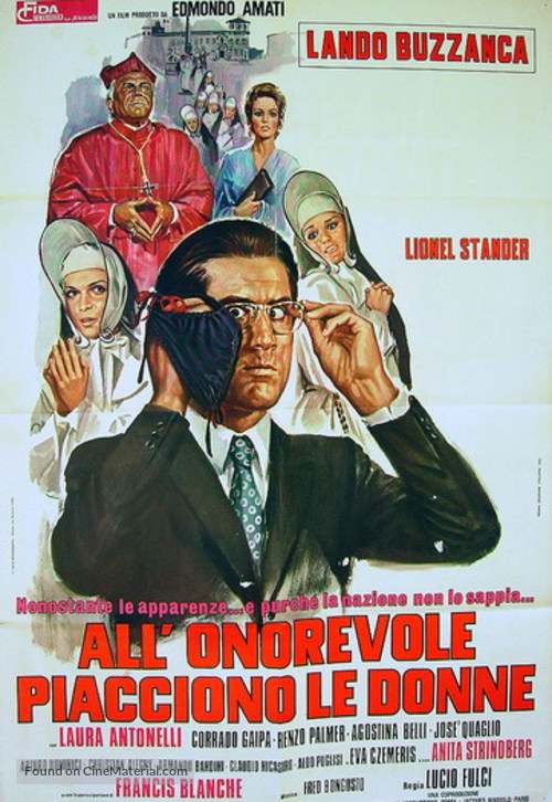 All&#039;onorevole piacciono le donne (Nonostante le apparenze... e purch&eacute; la nazione non lo sappia) - Italian Movie Poster