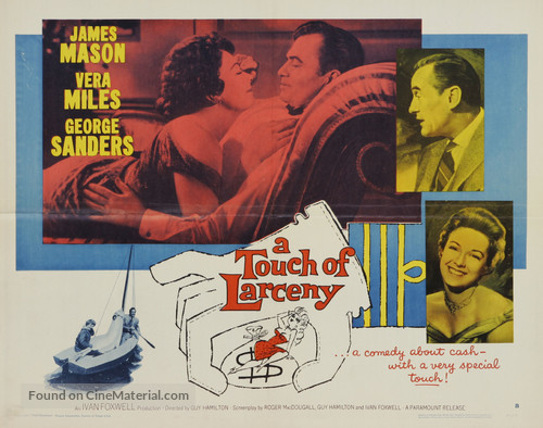 A Touch of Larceny - Movie Poster