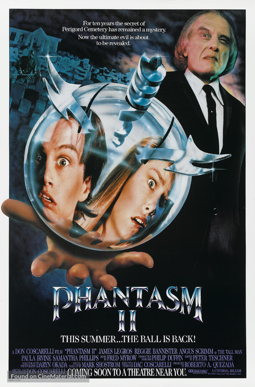 Phantasm II - Advance movie poster
