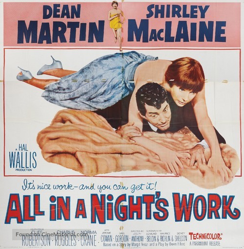 All in a Night&#039;s Work - Movie Poster