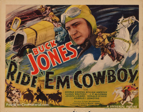 Ride &#039;Em Cowboy - Movie Poster