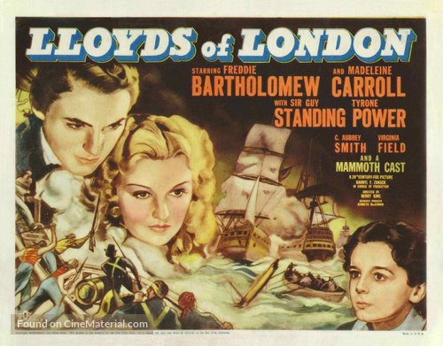 Lloyd&#039;s of London - Movie Poster