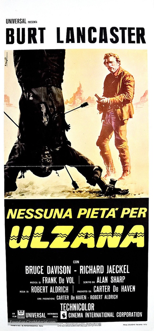 Ulzana&#039;s Raid - Italian Movie Poster