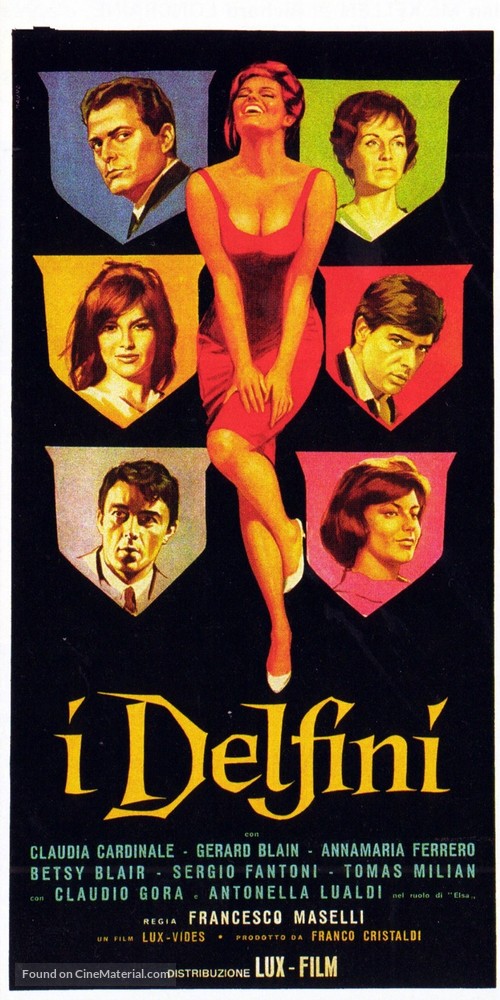 I delfini - Italian Movie Poster