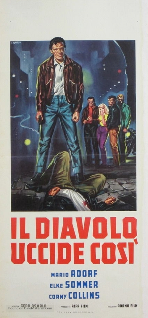 Am Tag, als der Regen kam - Italian Movie Poster