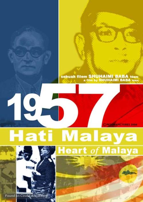 1957: Hati Malaya - Malaysian Movie Poster
