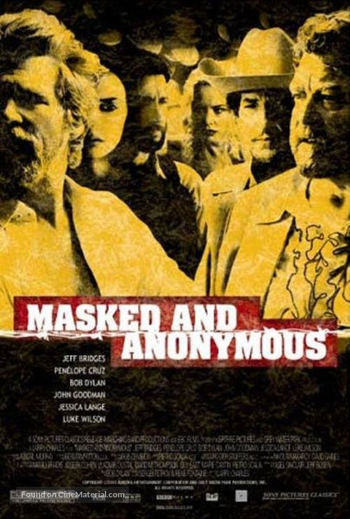 Masked And Anonymous - Movie Poster