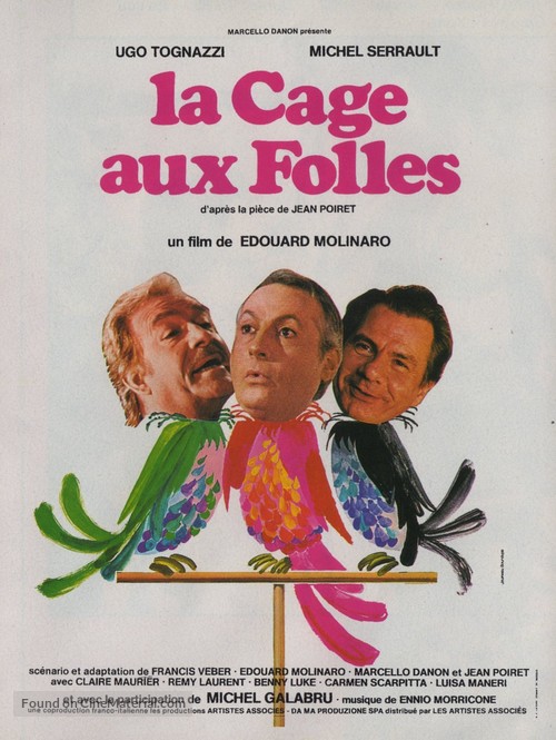 Cage aux folles, La - French Movie Poster