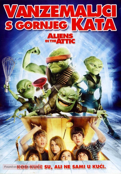 Aliens in the Attic - Croatian Movie Cover