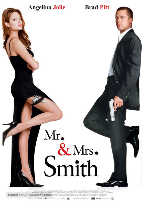 Mr. &amp; Mrs. Smith - German Theatrical movie poster