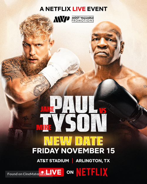 Jake Paul vs. Mike Tyson - Movie Poster