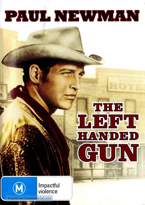 The Left Handed Gun - Australian DVD movie cover