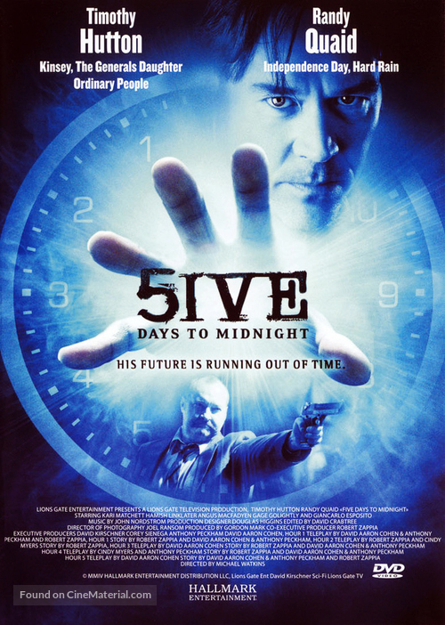 5ive Days to Midnight - Swedish Movie Cover