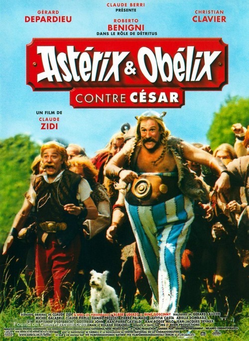 Ast&eacute;rix et Ob&eacute;lix contre C&eacute;sar - French Movie Poster