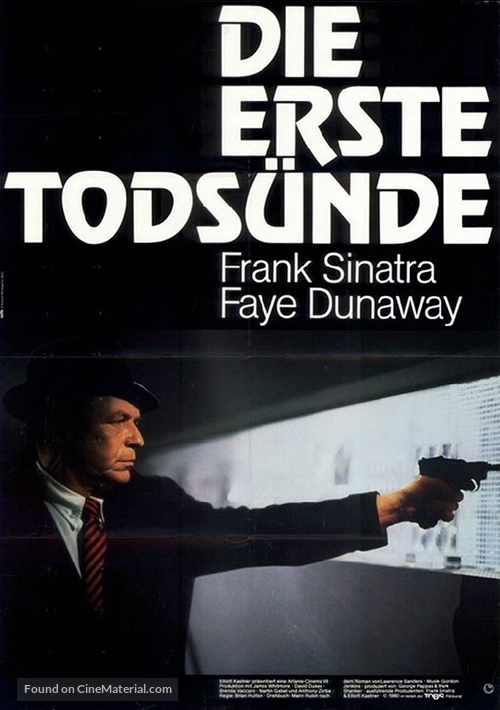The First Deadly Sin - German Movie Poster