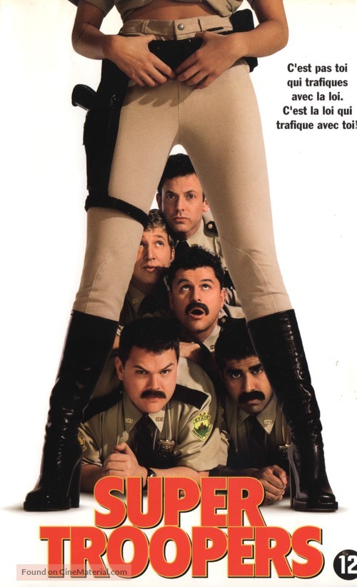 Super Troopers - Belgian VHS movie cover