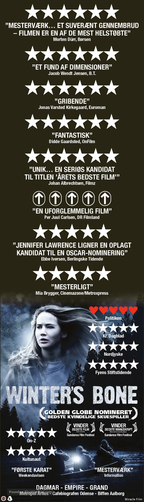 Winter&#039;s Bone - Danish Movie Poster