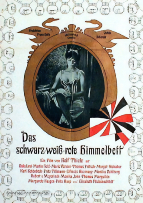 Das schwarz-wei&szlig;-rote Himmelbett - German Movie Poster