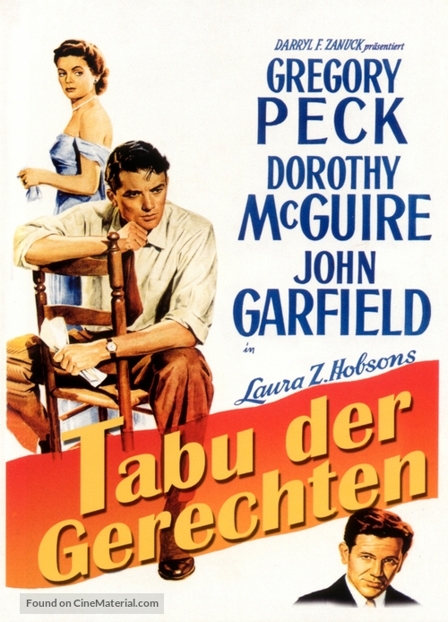 Gentleman&#039;s Agreement - German Movie Poster