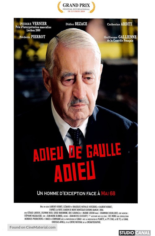 Adieu De Gaulle adieu - French DVD movie cover