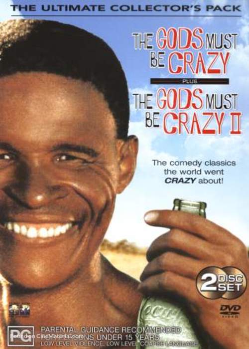 The Gods Must Be Crazy 2 - Australian DVD movie cover