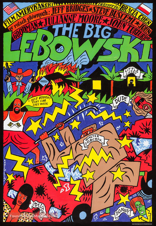 The Big Lebowski - Polish Movie Poster