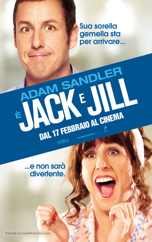 Jack and Jill - Italian Movie Poster