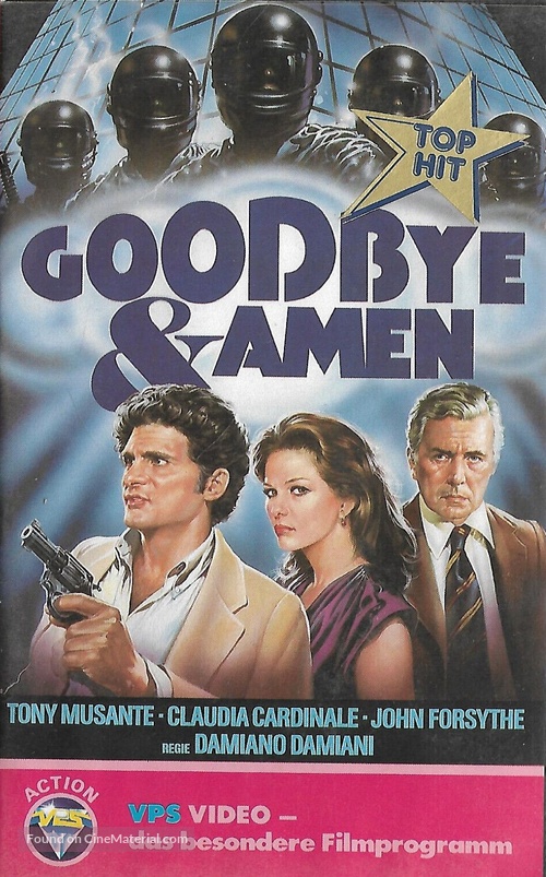 Goodbye &amp; Amen - German VHS movie cover