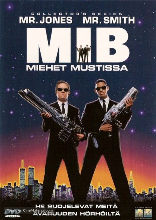 Men in Black - Finnish DVD movie cover