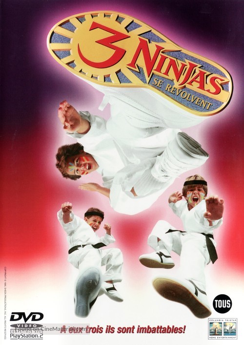 3 Ninjas Knuckle Up - Belgian DVD movie cover