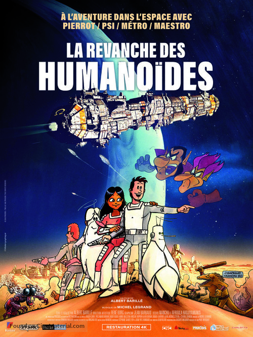 Revanche des humanoides, La - French Re-release movie poster