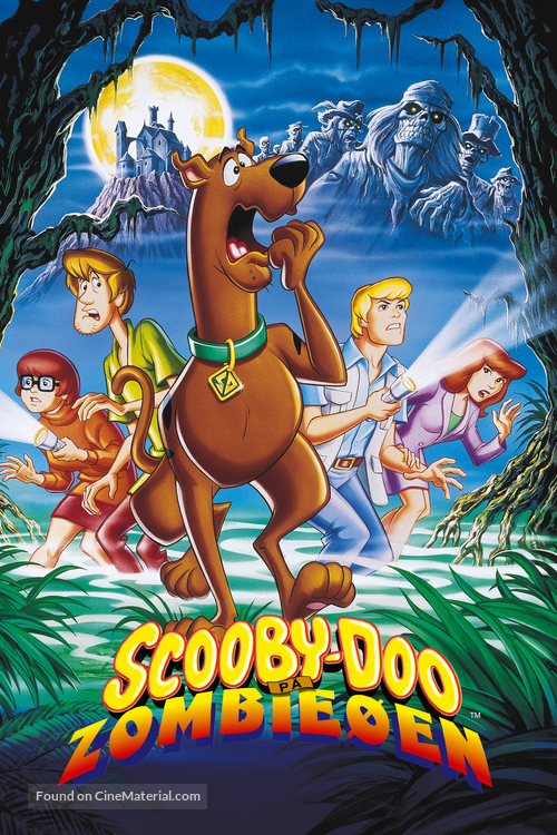 Scooby-Doo on Zombie Island - Danish DVD movie cover