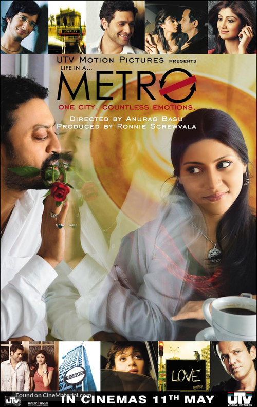 Life in a... Metro - Indian poster