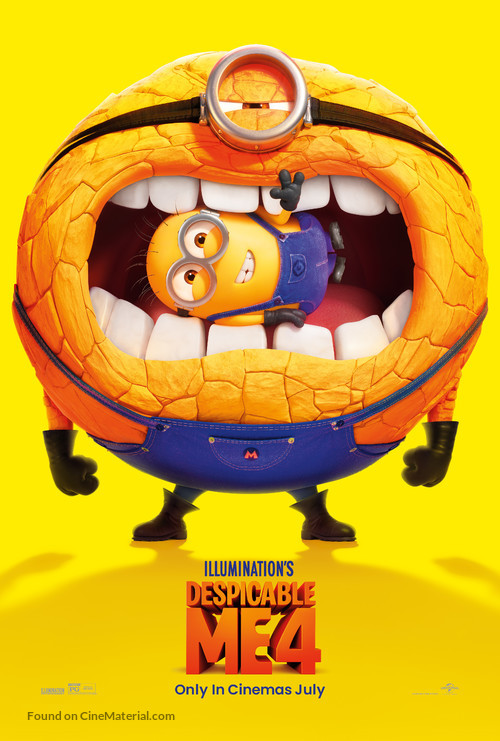 Despicable Me 4 - British Movie Poster