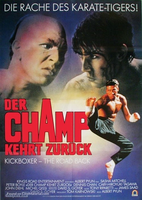 Kickboxer 2: The Road Back - German Movie Poster