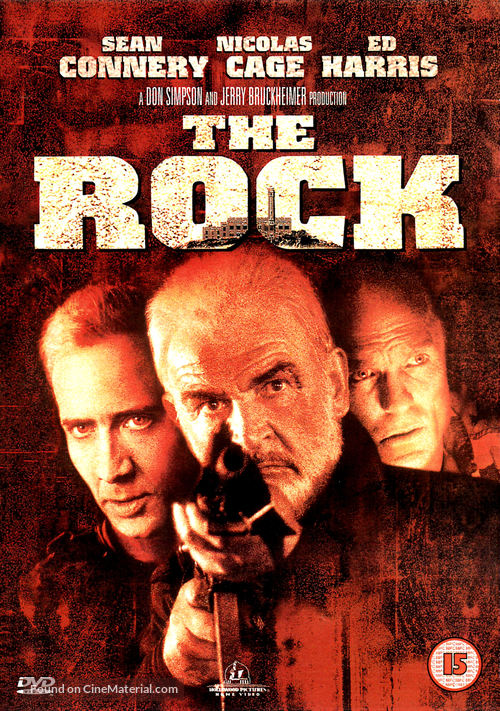 The Rock - British DVD movie cover