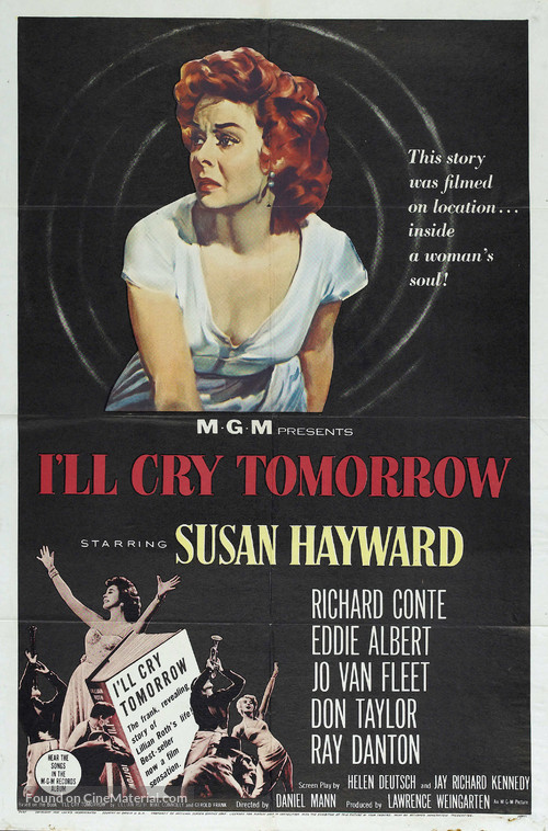 I&#039;ll Cry Tomorrow - Movie Poster